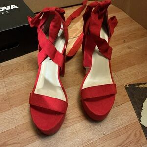 Fashion Nova Bold Red Heels